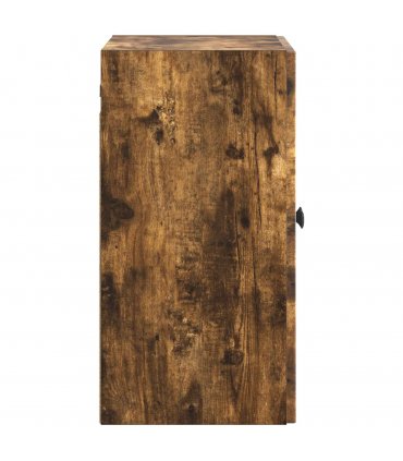 vidaXL Wall-Mounted Cabinet Smoked Oak 59 x 31 x 60 cm Engineered Wood — V0672203231
