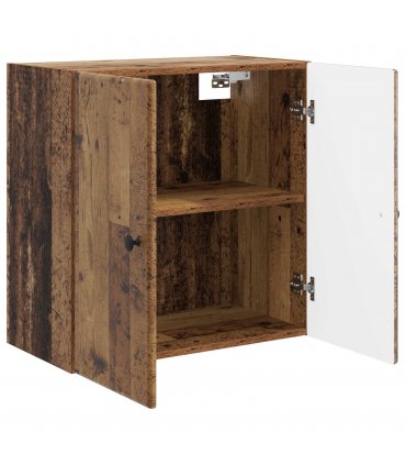 vidaXL Wall-Mounted Cabinet Old Wood 59 x 31 x 60 cm Engineered Wood — V0672203234