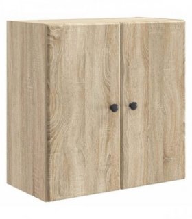 vidaXL Wall-Mounted Cabinet Sonoma Oak 59 x 31 x 60 cm Engineered Wood — V0672203236