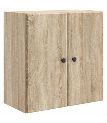 vidaXL Wall-Mounted Cabinet Sonoma Oak 59 x 31 x 60 cm Engineered Wood — V0672203236