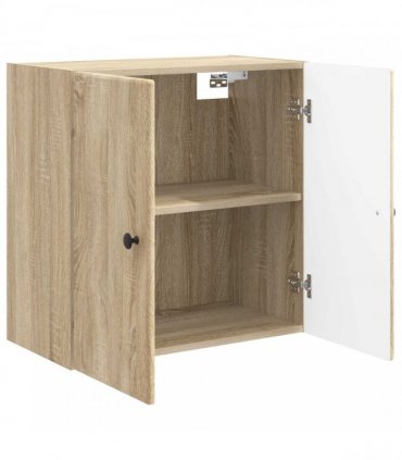 vidaXL Wall-Mounted Cabinet Sonoma Oak 59 x 31 x 60 cm Engineered Wood — V0672203236