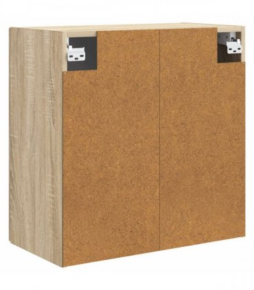 vidaXL Wall-Mounted Cabinet Sonoma Oak 59 x 31 x 60 cm Engineered Wood — V0672203236