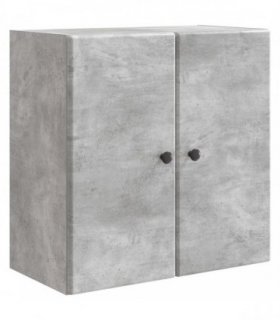 vidaXL Wall-Mounted Cabinet Concrete Grey 59 x 31 x 60 cm — V0672203240