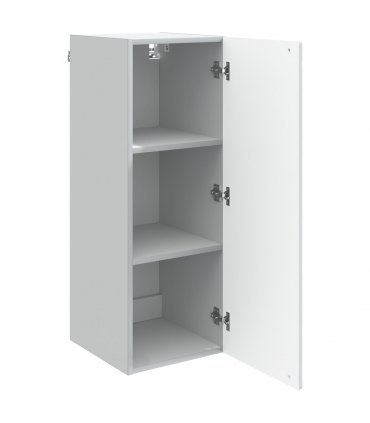 vidaXL Wall-Mounted Cabinet White 33 x 34.5 x 90 cm Engineered Wood — V0672203243