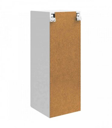 vidaXL Wall-Mounted Cabinet White 33 x 34.5 x 90 cm Engineered Wood — V0672203243