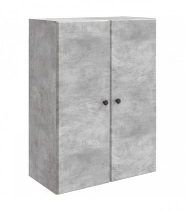 vidaXL Wall-Mounted Cabinet Concrete Grey 66 x 34.5 x 90 cm — V0672203245