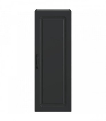 vidaXL Wall-Mounted Cabinet Black 33 x 34.5 x 90 cm Engineered Wood — V0672203254