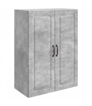 vidaXL Wall-Mounted Cabinet Concrete Grey 66 x 34.5 x 90 cm — V0672203255