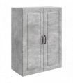 vidaXL Wall-Mounted Cabinet Concrete Grey 66 x 34.5 x 90 cm — V0672203255