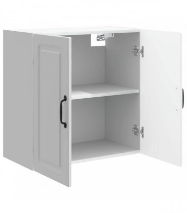 vidaXL Wall-Mounted Cabinet High Gloss White 59 x 31 x 60 cm — V0672203256