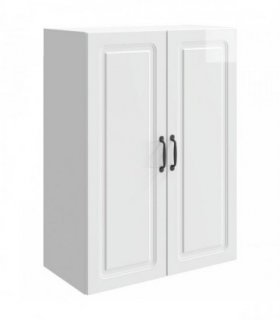 vidaXL Wall-Mounted Cabinet High Gloss White 66 x 34.5 x 90 cm — V0672203264