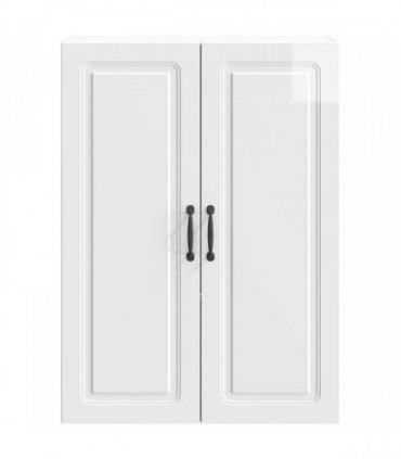 vidaXL Wall-Mounted Cabinet High Gloss White 66 x 34.5 x 90 cm — V0672203264