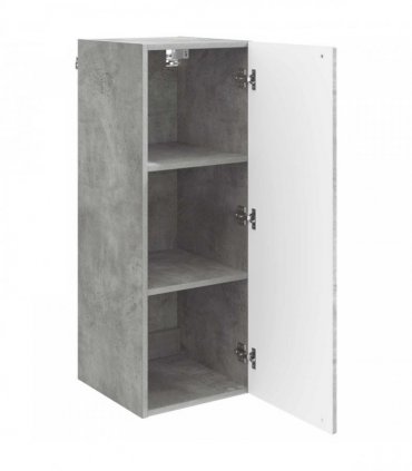 vidaXL Wall-Mounted Cabinet Concrete Grey 33 x 34.5 x 90 cm — V0672203269