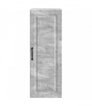 vidaXL Wall-Mounted Cabinet Concrete Grey 33 x 34.5 x 90 cm — V0672203269