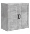 vidaXL Wall-Mounted Cabinet Concrete Grey 59 x 31 x 60 cm — V0672203272