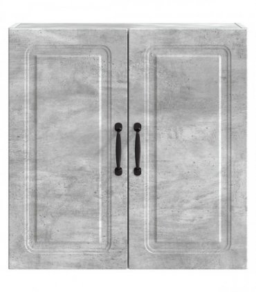 vidaXL Wall-Mounted Cabinet Concrete Grey 59 x 31 x 60 cm — V0672203272