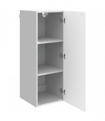 vidaXL Wall-Mounted Cabinet High Gloss White 33 x 34.5 x 90 cm — V0672203274