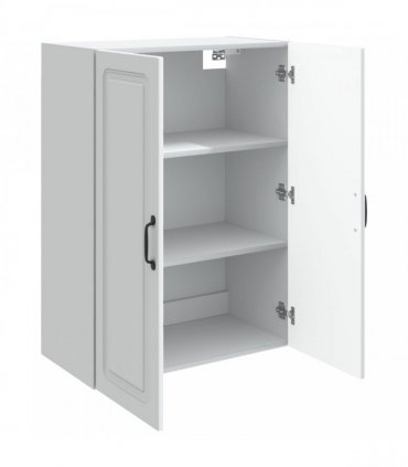 vidaXL Wall-Mounted Cabinet White 66 x 34.5 x 90 cm Engineered Wood — V0672203275