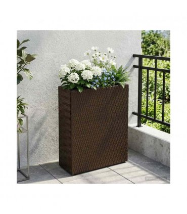 vidaXL Tall Planter 55 x 22 x 70 cm Yes — Colour: Brown
