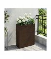 vidaXL Tall Planter 55 x 22 x 70 cm Yes — Colour: Brown