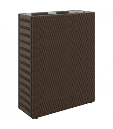 vidaXL Tall Planter 55 x 22 x 70 cm Yes — Colour: Brown