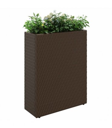 vidaXL Tall Planter 55 x 22 x 70 cm Yes — Colour: Brown