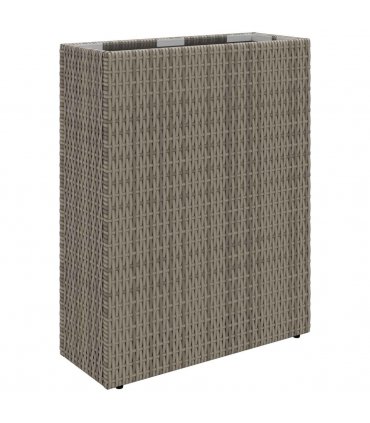 vidaXL Tall Planter 55 x 22 x 70 cm Yes — Colour: Grey