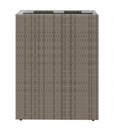 vidaXL Tall Planter 55 x 22 x 70 cm Yes — Colour: Grey