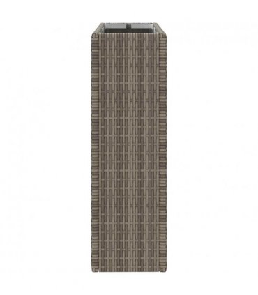 vidaXL Tall Planter 55 x 22 x 70 cm Yes — Colour: Grey