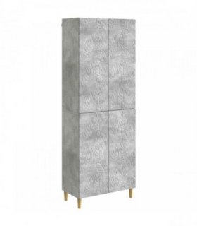 vidaXL Cabinet Set 2 pcs Concrete Grey Engineered Wood — V0672203431