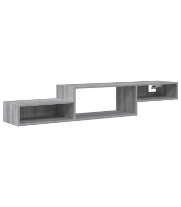 vidaXL Wall-mounted TV Cabinet Wall-Mounted Grey Sonoma — V0672203761