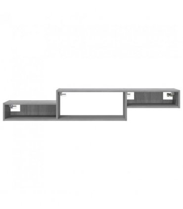 vidaXL Wall-mounted TV Cabinet Wall-Mounted Grey Sonoma — V0672203761