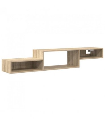 vidaXL Wall-mounted TV Cabinet Wall-Mounted Sonoma Oak — V0672203764