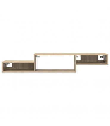 vidaXL Wall-mounted TV Cabinet Wall-Mounted Sonoma Oak — V0672203764