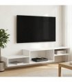 vidaXL Wall-mounted TV Cabinet Wall-Mounted White 150 x 28 x 26 cm