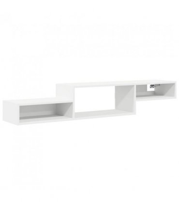 vidaXL Wall-mounted TV Cabinet Wall-Mounted White 150 x 28 x 26 cm