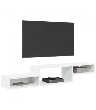 vidaXL Wall-mounted TV Cabinet Wall-Mounted White 150 x 28 x 26 cm