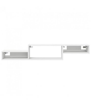 vidaXL Wall-mounted TV Cabinet Wall-Mounted White 150 x 28 x 26 cm