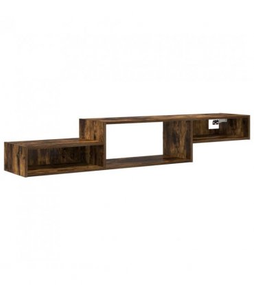 vidaXL Wall-mounted TV Cabinet Wall-Mounted Smoked Oak — V0672203767