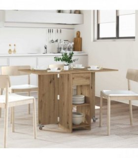 vidaXL Dinning Table 115 x 70 x 75 cm Engineered Wood Artisan Oak