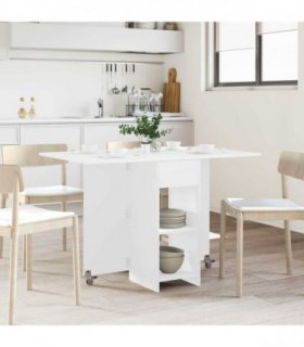 vidaXL Dinning Table 115 x 70 x 75 cm Engineered Wood White