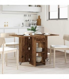 vidaXL Dinning Table 115 x 70 x 75 cm Engineered Wood Old Wood