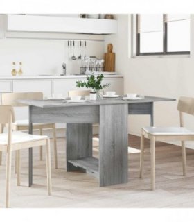 vidaXL Dinning Table 138 x 70 x 73.5 cm Engineered Wood Grey Sonoma