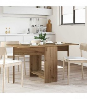 vidaXL Dinning Table 138 x 70 x 73.5 cm Engineered Wood Artisan Oak