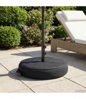 vidaXL Patio Umbrella Base 60 x 60 cm Steel Black