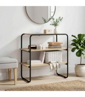 vidaXL Console Table Sonoma Oak 60 x 41 x 75 cm Engineered Wood