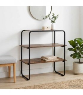 vidaXL Console Table Smoked Oak 100 x 41 x 75 cm Engineered Wood