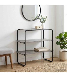 vidaXL Console Table Grey Sonoma 80 x 41 x 75 cm Engineered Wood