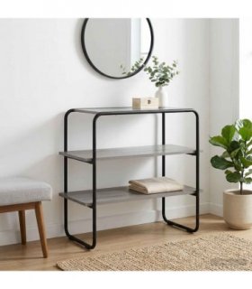 vidaXL Console Table Grey Sonoma 60 x 41 x 75 cm Engineered Wood