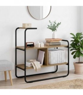 vidaXL Console Table Artisan Oak 80 x 35 x 75 cm Engineered Wood